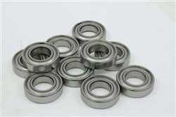 10 Shielded Bearing R2ZZ 1/8"x3/8"x5/32" inch 1/8" Inch Bearings