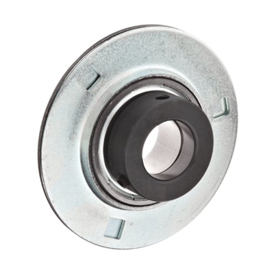 SAPF206-20 Pressed Steel Housing Bearing with Eccentric Collar Lock 3-Bolt Mounted