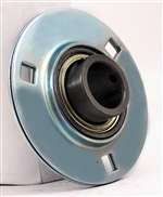 SBPF201-8 1/2" Pressed Steel Bearing 3-Bolt Flanged Mounted 