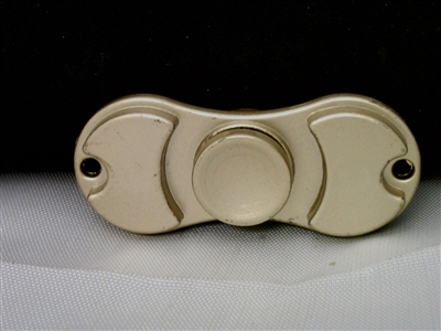 Small Brass Aluminum Dual Fidget Hand Spinner Toy