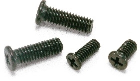 SNZ-M2.6-6-TBZ-NBK 6mm Length Pan Head Machine Screws for Precision Instruments