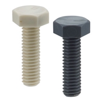 SPVC-M4-12-H-IV NBK Plastic Screw - Hex Head Screws - H-PVC  Made in Japan