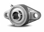 5/8" Stainless Steel Bearing SSUCFL202-10 + 2 Bolts Flanged Housing Mounted Bearings