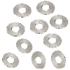 SWAS-10-20-2-AW NBK Stainless Steel Adjust Metal Washer -Made in Japan-Pack of 10