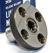 SWF4WUU 1/4" inch Ball Bushings Round Flange Wide Linear Motion with seals on both sides