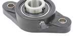 UCNFL201 12mm Bearing Flanged Cast Housing 2 Bolt Mounted