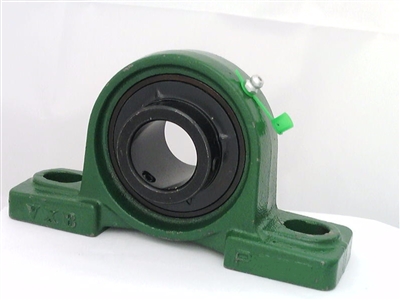 1 1/8" Bearing UCP206-18 Black Oxide Plated Insert Pillow Block Cast Housing Mounted Bearings