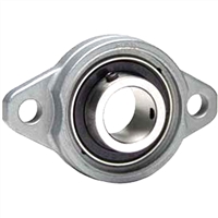 10mm Flange Bearing UFL000 Eccentric Collar Locking Two-Bolt Flange Unit