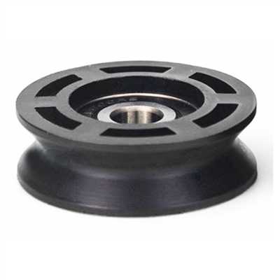 10mm Bore Bearing with 50mm Round Pulley V-Groove Track Roller Bearing 10x50x16mm
