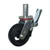 8" Inch Iron rim and  and rubber Caster Wheel 551 lbs Swivel and Upper Brake
