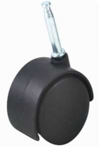 42mm Nylon Caster Wheel 55 lbs Swivel