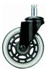3" Inch Polyurethane Caster Wheel 99 lbs Swivel