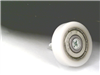 Flat Nylon ball Bearing with 24mm White Plastic Tire for sliding doors and windows