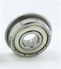 WOBF74ZZX Flanged Shielded Bearing 1/8"x1/4"x7/64" inch