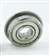 WOBF76ZZX  Flanged Shielded Bearing 1/8"x3/8"x9/64" inch