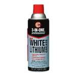 White Lithium Grease Spray Aerosol 3-In-One Lubrication