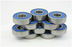 SR188-2RS Stainless Steel Sealed 1/4"x1/2"x3/16" inch Bearings Pack of 10