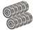 5x11x4 Stainless Steel Shielded Miniature Bearing Pack of 10