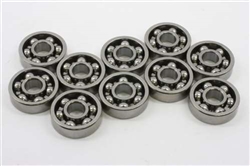 4x7x2 Stainless Steel Open ABEC-3 Miniature Bearing Pack of 10