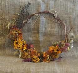 Dried Flower Wreath Workshop - Sat. October 8, 2022