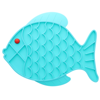 Lick Mat for Cats & Dogs - Fish Shape