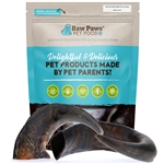 Large Natural Water Buffalo Horns for Dogs, 2 ct