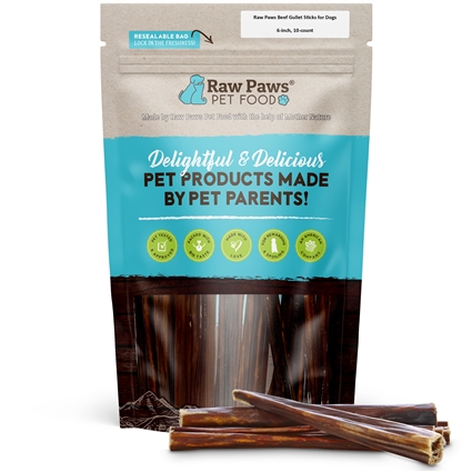 6-inch Beef Gullet Sticks for Dogs, 10 ct