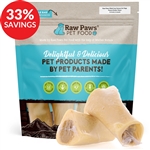 3-4 inch Filled Cow Femurs for Dogs - Peanut Butter Flavor (Bundle Deal)