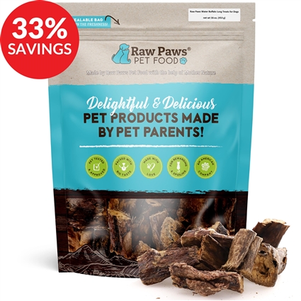 Water Buffalo Lung Treats for Dogs (Bundle Deal)