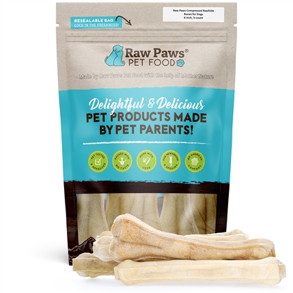 Compressed Rawhide Bones for Dogs, 6" - 5 ct
