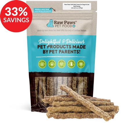 Grain-Free Soft Stick Treats for Dogs & Cats - Beef Recipe (Bundle Deal)