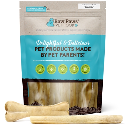 Compressed Rawhide Chew Pack for Medium Dogs