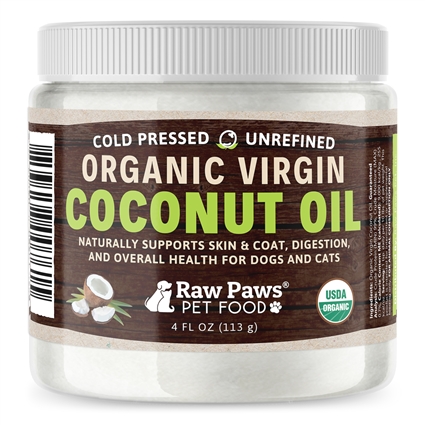 Organic Virgin Coconut Oil for Dogs, 4 fl oz