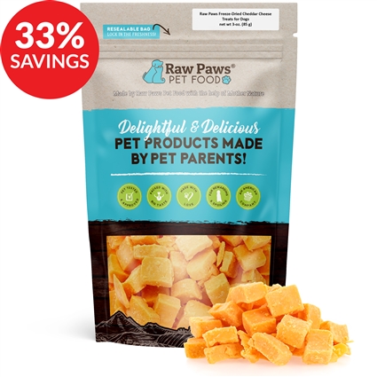 Freeze-Dried Cheddar Cheese Treats for Dogs (Bundle Deal)