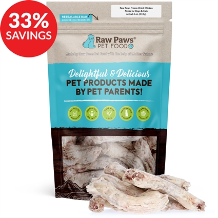 Freeze Dried Chicken Necks for Dogs & Cats (Bundle Deal)