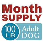 Month Supply - 100 lb Adult Dog