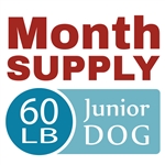 Month Supply - 60 lb Junior Dog