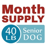 Month Supply - 40 lb Senior Dog