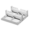 Benchmark Scientific Gel Casting Stand for 5x6cm gels, includes 4 trays, and 2 combs (18/10 teeth)