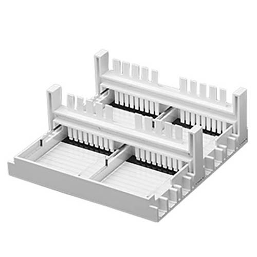 Benchmark Scientific Gel Casting Stand for 5x6cm gels, includes 4 trays, and 2 combs (18/10 teeth)