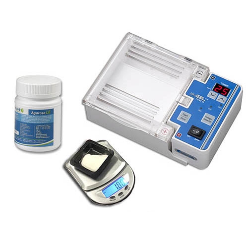 Benchmark Scientific myGel Mini Electrophoresis System Starter Kit (Includes E1101-E, A1701 and W4000-100)