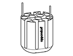 Eppendorf 12 x 9ml Adapters, Cat. # 5804792009