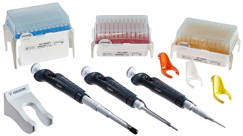 Gilson Pipetman Neo PCR Kit P10N, P100N, P1000N Pipettes