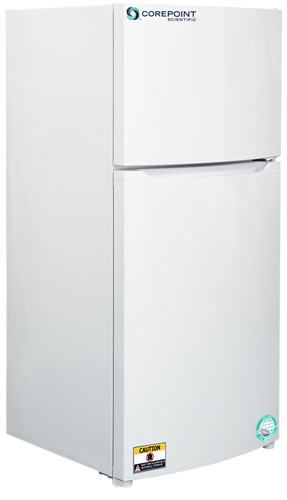Corepoint Scientific LRF151WWW-0HC Solid Door Laboratory Combo 1C to 10C Refrigerator/-15C to -25C Freezer