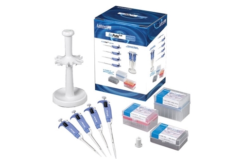 Labnet P3942-SK4 BioPette Plus 4 Pack Plus starter kit containing 4 pipettes