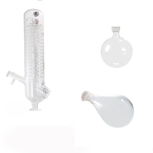 Scilogex Glassware set: Vertical coiled condenser, 1000ml evaporating flask NS 24/40 and 1000ml receiving flask KS 35/20