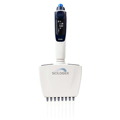 Scilogex iPette Plus 8-Channel Electronic Pipettor, 0.5-10ul