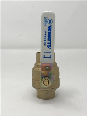 1 1/2" Full Port Sweat Ball Valve, Lead Free