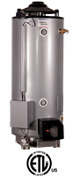 ULN-80-365-AS American Standard 80 Gallon Ultra Low NOx Heavy Duty Commercial Gas Water Heater