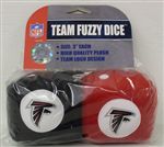 Atlanta Falcons Fuzzy Dice